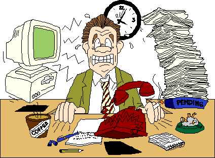 stressful Job Meeting Don't get this stressed!