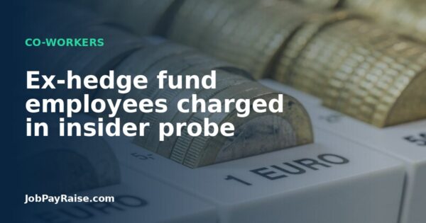 Ex-hedge fund employees charged in insider probe