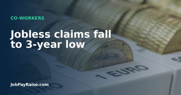 Jobless claims fall to 3-year low