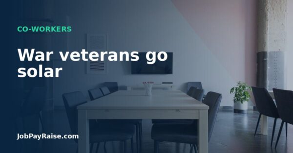 War veterans go solar