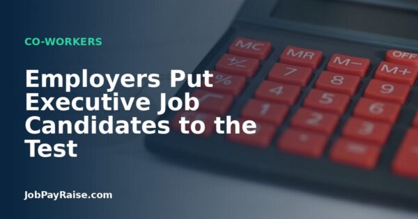 Employers Put Executive Job Candidates to the Test