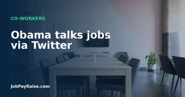 Obama talks jobs via Twitter