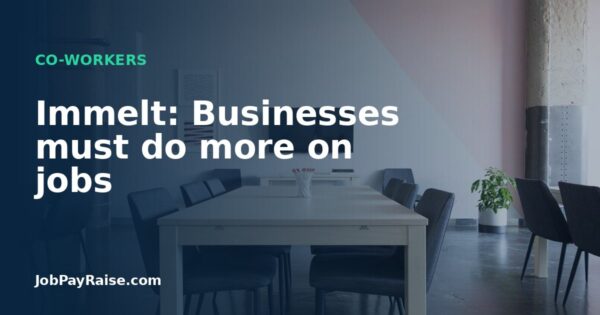 Immelt: Businesses must do more on jobs
