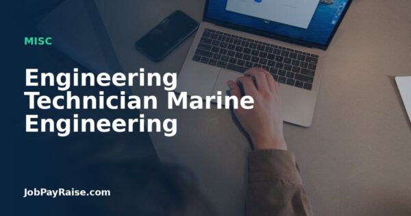 Engineering Technician Marine Engineering
