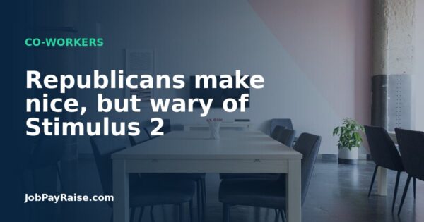 Republicans make nice, but wary of Stimulus 2