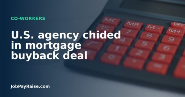 U.S. agency chided in mortgage buyback deal