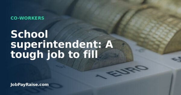 School superintendent: A tough job to fill