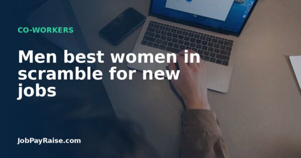 Men best women in scramble for new jobs