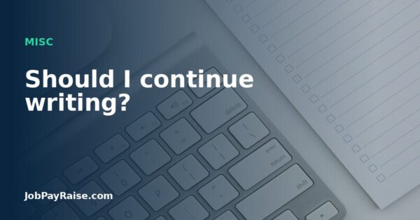 Should I continue writing?