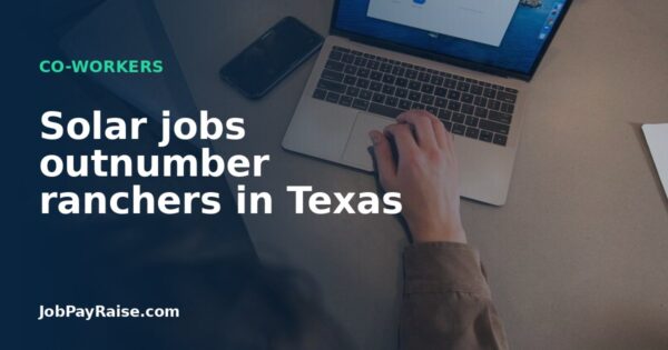 Solar jobs outnumber ranchers in Texas
