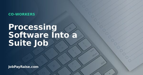 Processing Software Into a Suite Job