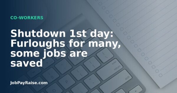 Shutdown 1st day: Furloughs for many, some jobs are saved