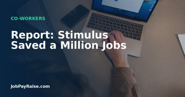 Report: Stimulus Saved a Million Jobs
