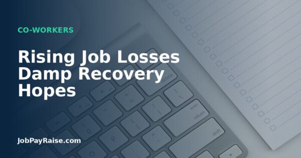 Rising Job Losses Damp Recovery Hopes