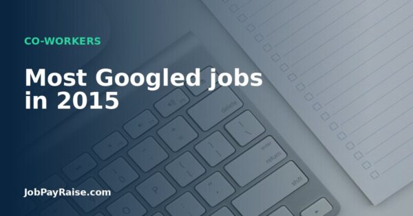 Most Googled jobs in 2015
