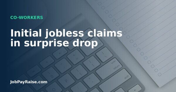 Initial jobless claims in surprise drop