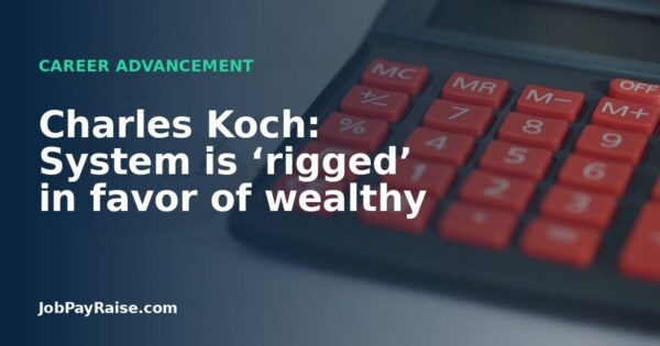 Charles Koch: System is ‘rigged’ in favor of wealthy