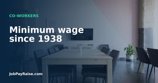 Minimum wage since 1938