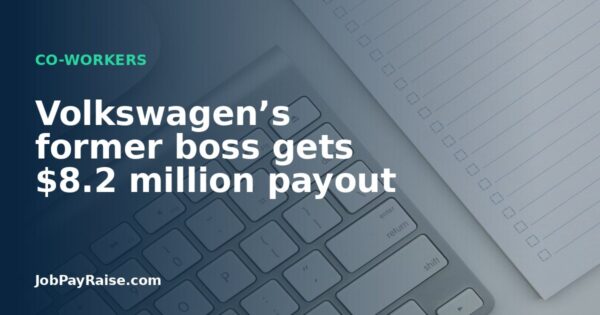 Volkswagen’s former boss gets $8.2 million payout