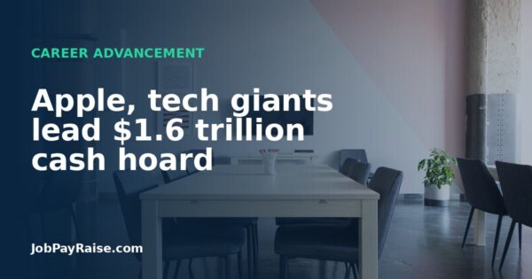 Apple, tech giants lead $1.6 trillion cash hoard
