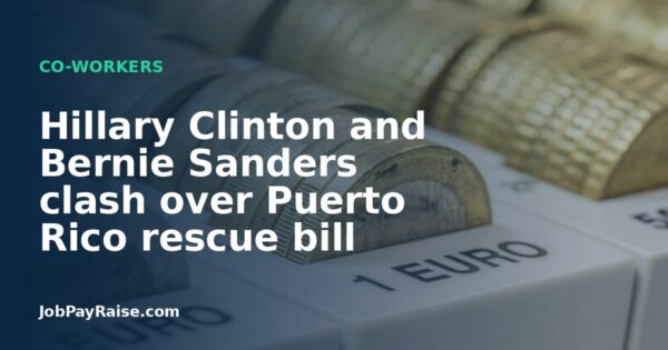 Hillary Clinton and Bernie Sanders clash over Puerto Rico rescue bill