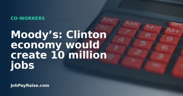 Moody’s: Clinton economy would create 10 million jobs