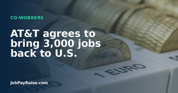 AT&T agrees to bring 3,000 jobs back to U.S.