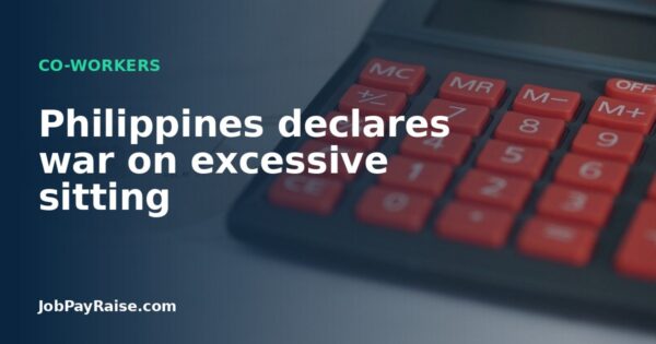 Philippines declares war on excessive sitting