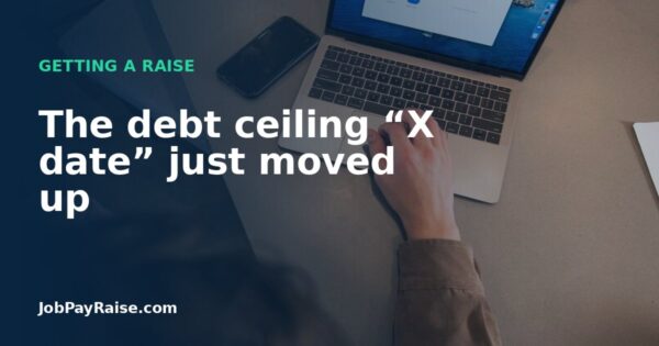 The debt ceiling “X date” just moved up
