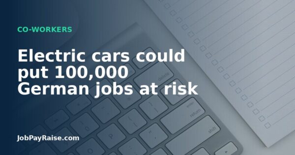 Electric cars could put 100,000 German jobs at risk