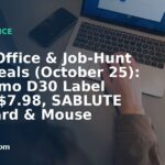 Home Office & Job-Hunt Gear Deals (October 25): Phomemo D30 Label Maker $7.98, SABLUTE Keyboard & Mouse Combo $16.79