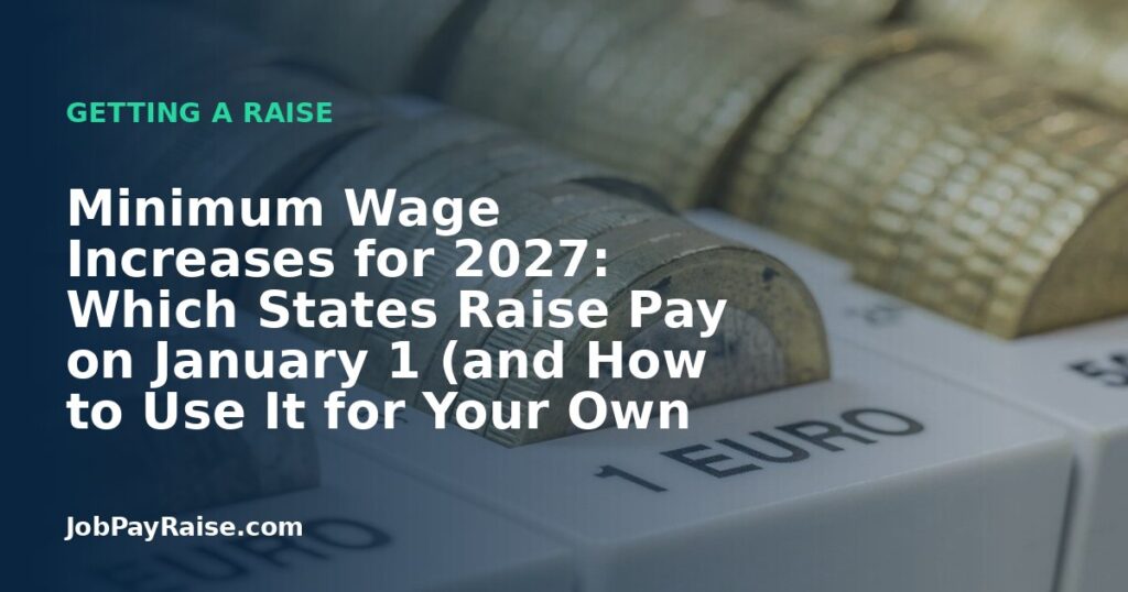 Minimum Wage Increases for 2027: Which States Raise Pay on January 1 (and How to Use It for Your Own Raise)