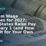 Minimum Wage Increases for 2027: Which States Raise Pay on January 1 (and How to Use It for Your Own Raise)