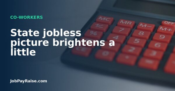 State jobless picture brightens a little
