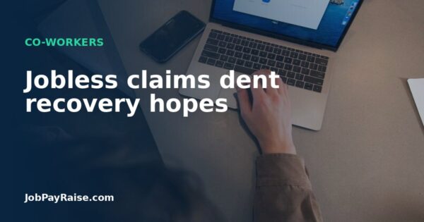Jobless claims dent recovery hopes