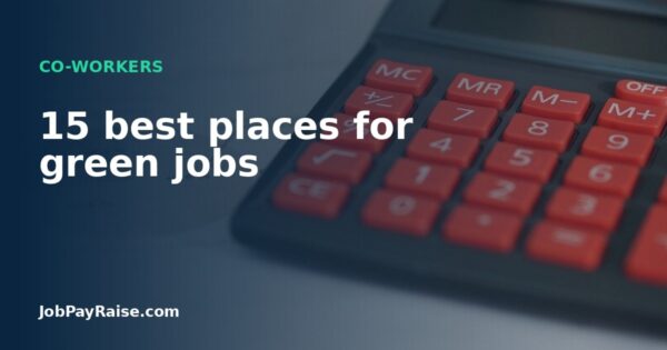 15 best places for green jobs