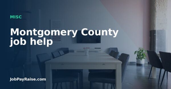 Montgomery County job help