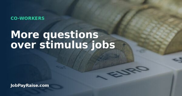 More questions over stimulus jobs