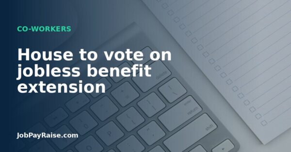 House to vote on jobless benefit extension