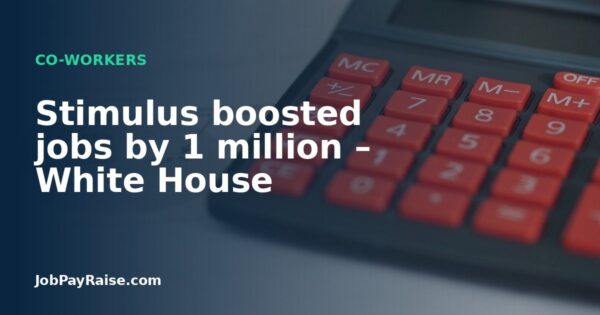 Stimulus boosted jobs by 1 million – White House
