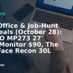 Home Office & Job-Hunt Gear Deals (October 28): MSI PRO MP273 27″ 144Hz Monitor $90, The North Face Recon 30L Backpack $62.43