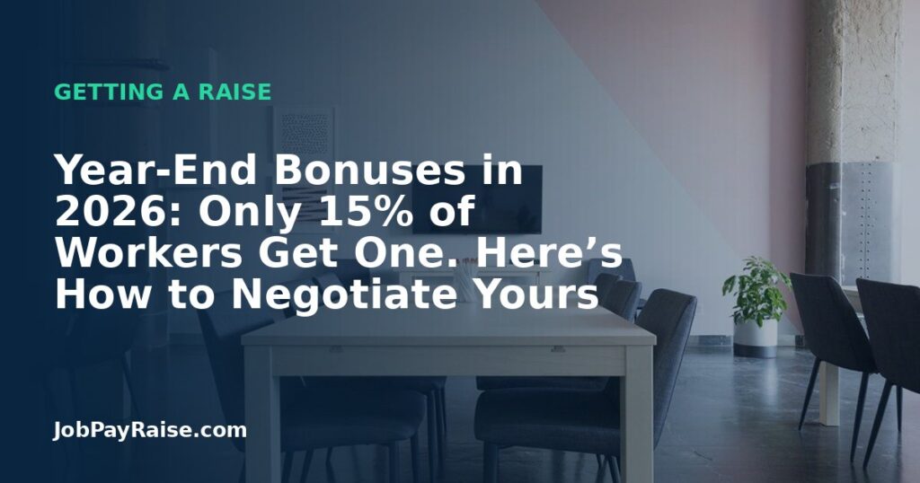 Year-End Bonuses in 2026: Only 15% of Workers Get One. Here’s How to Negotiate Yours