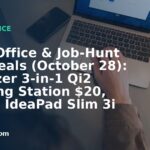 Home Office & Job-Hunt Gear Deals (October 28): Energizer 3-in-1 Qi2 Charging Station $20, Lenovo IdeaPad Slim 3i 15.3″ $649.99, VONUV 10,000mAh Magnetic Power Bank $16.80