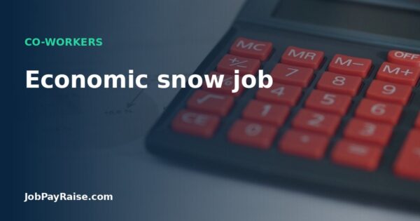 Economic snow job