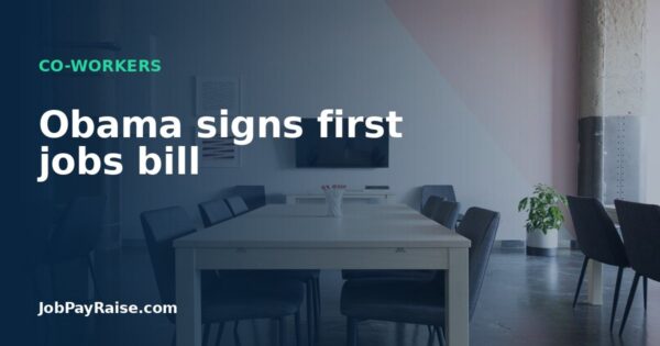 Obama signs first jobs bill
