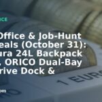 Home Office & Job-Hunt Gear Deals (October 31): Nike Aura 24L Backpack $14.23, ORICO Dual-Bay Hard Drive Dock & Cloner $19.99