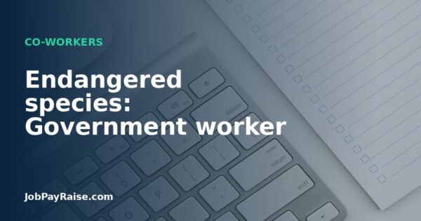 Endangered species: Government worker