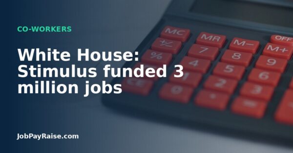 White House: Stimulus funded 3 million jobs
