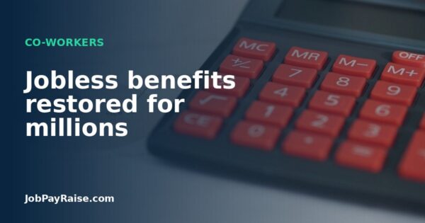 Jobless benefits restored for millions