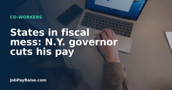 States in fiscal mess: N.Y. governor cuts his pay